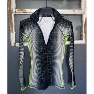Nike Pro half zip geometric running jacket